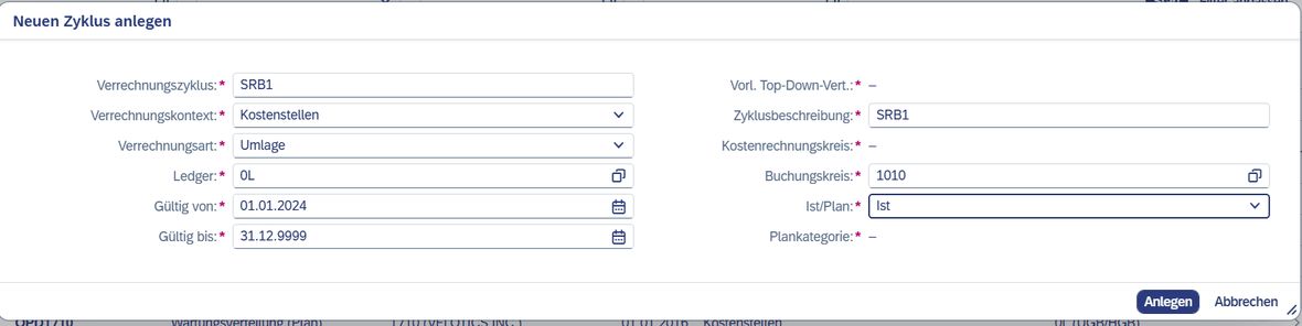 Screenshot einer Grafik über SAP Fiori