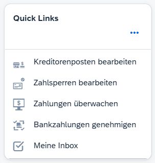 Eine grafische Darstellung von SAP Kreditorenbuchhaltung