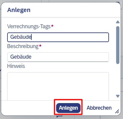 Screenshot SAP Fiori Universelle Verrechnung Eintrag