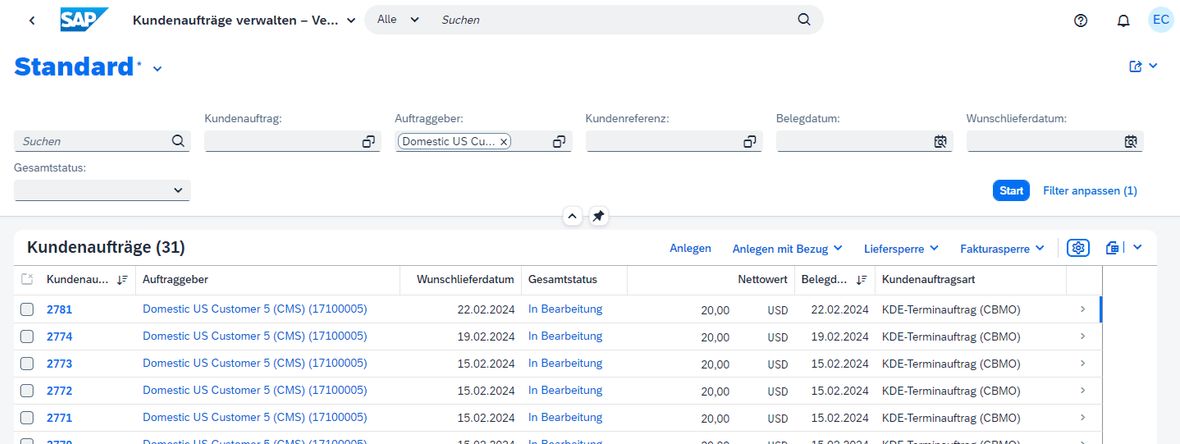 Screenshot einer Grafik über SAP Fiori Apps