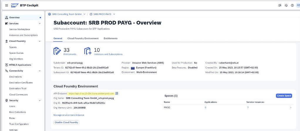 Ein Screenshot einer technischen Grafik, die den Prozess in SAP näher beschreibt