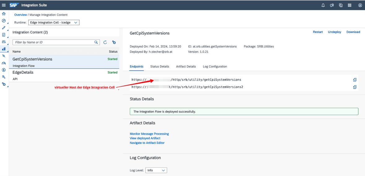 Screenshot einer Grafik über SAP Integration Suite Virtual Host