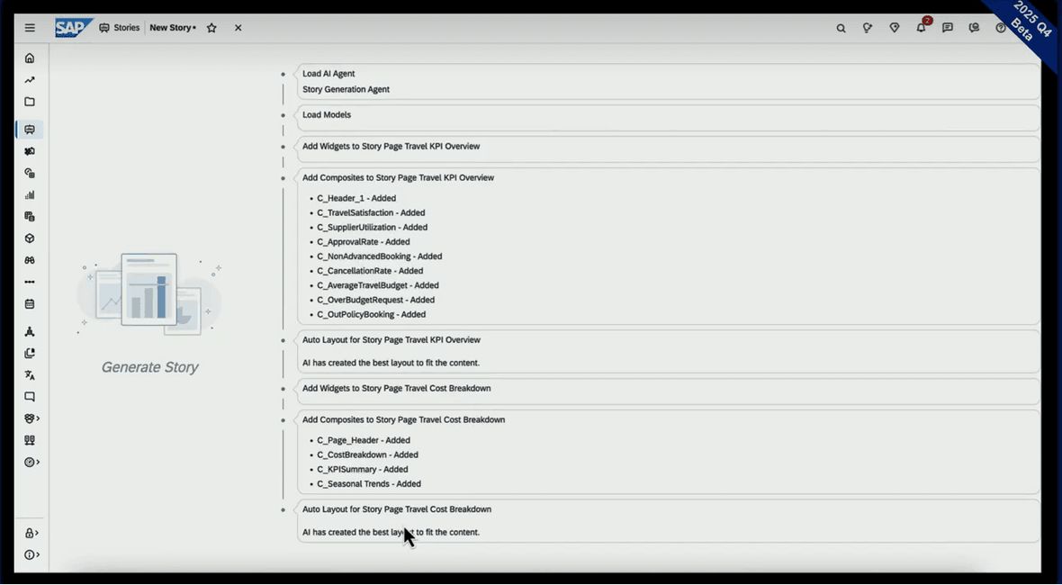 Screenshot Joule in SAC Story