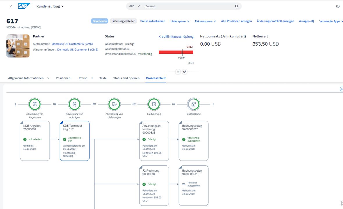 Screenshot einer Grafik über SAP Fiori Apps